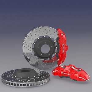 brembo brake 3d max