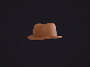 Brown Fedora Hat