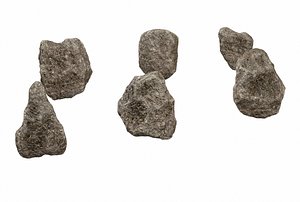 rocks minerals pbr 3D model