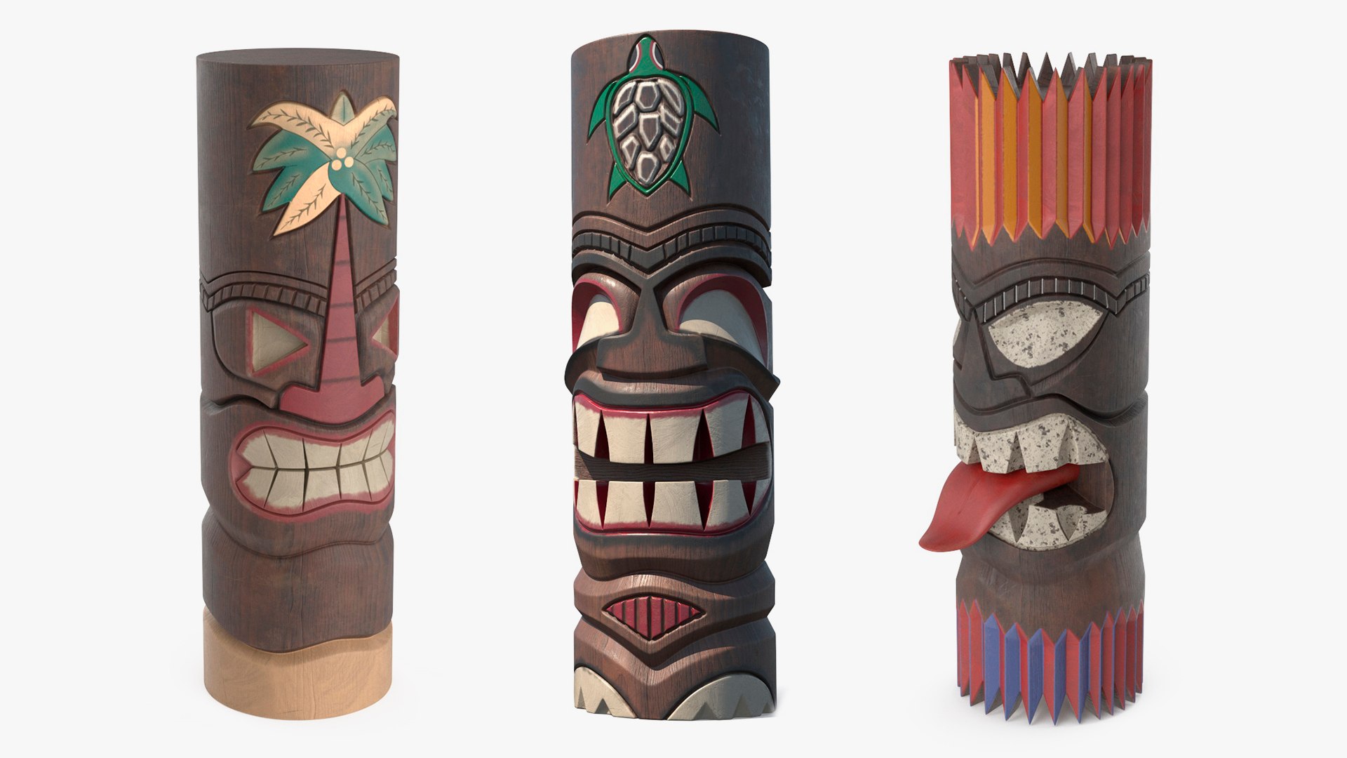 3D Tiki Totems Collection 2 https://p.turbosquid.com/ts-thumb/AT/qd08mI/2k/tiki_totems_collection_2_001/jpg/1752693021/1920x1080/fit_q87/a2f08e97eafd03ea0fbf2d3d34dbbd1003b81e38/tiki_totems_collection_2_001.jpg