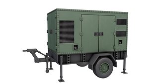 3D Military Generator model