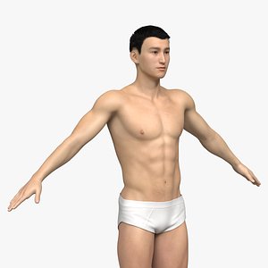 asian man male body china