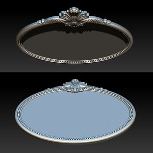 Mirror classical carved frame model