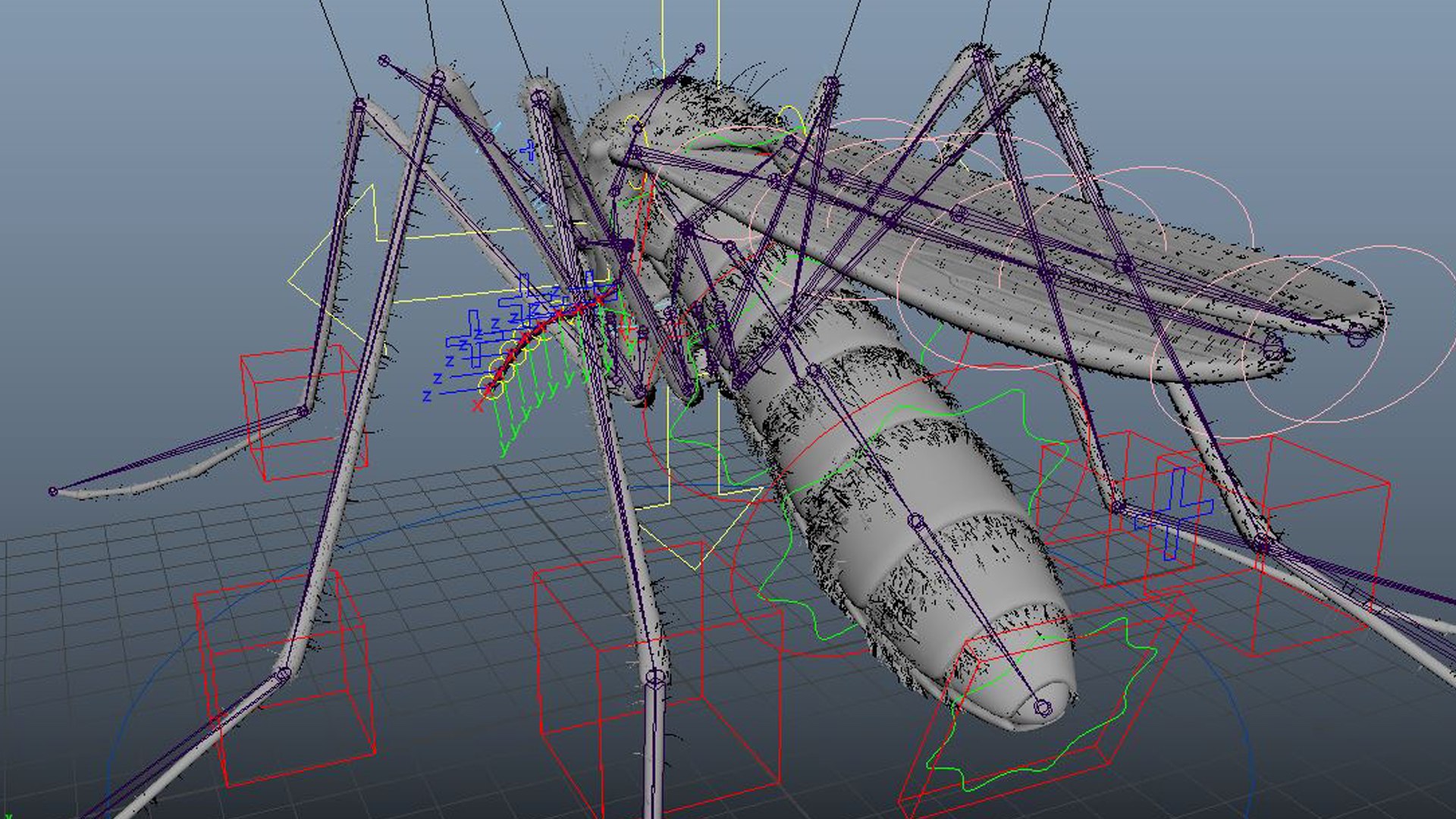 Mosquito Black Rig 3D model - TurboSquid 2113661