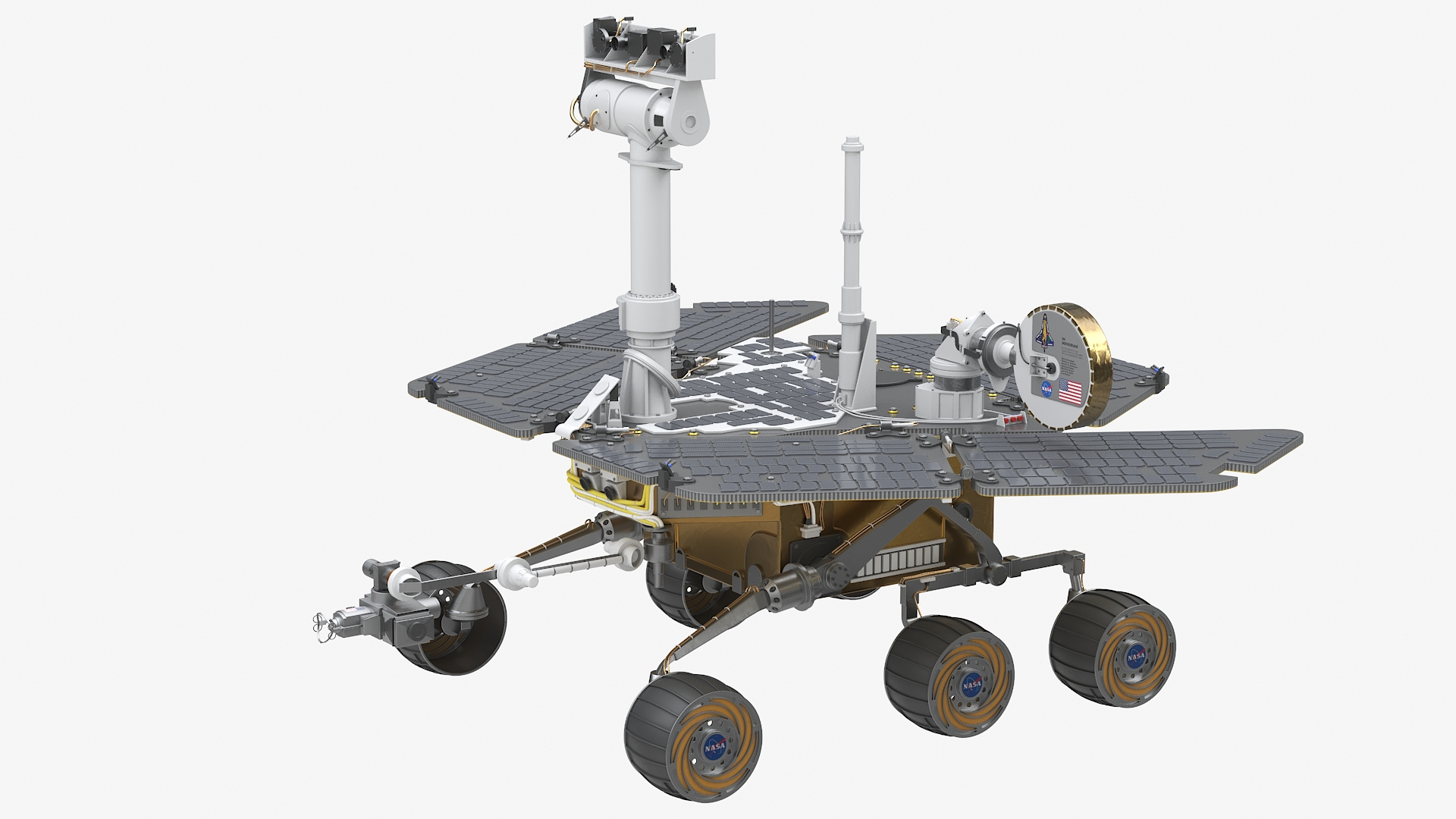 NASA Mars Exploration Rover Spirit 3D Model - TurboSquid 2494574