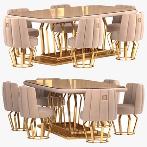 3D Fertini Casa dining room model