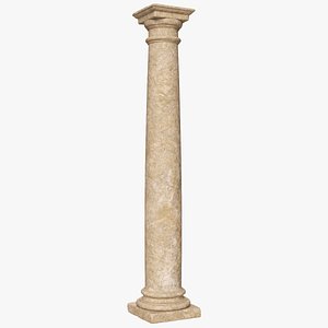 Eroded Stone Tuscan Column