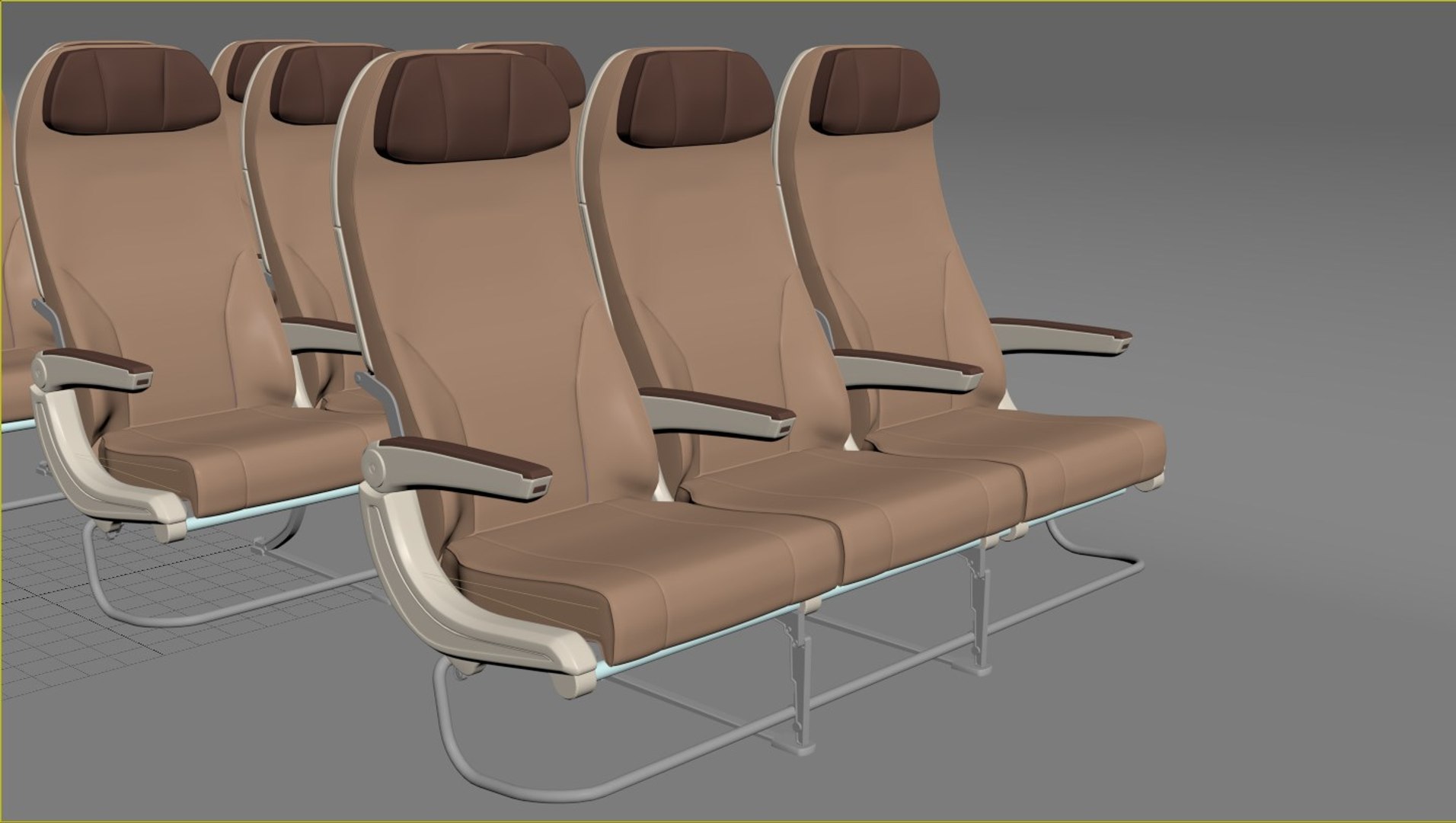 3D Passenger Seats - TurboSquid 1471933
