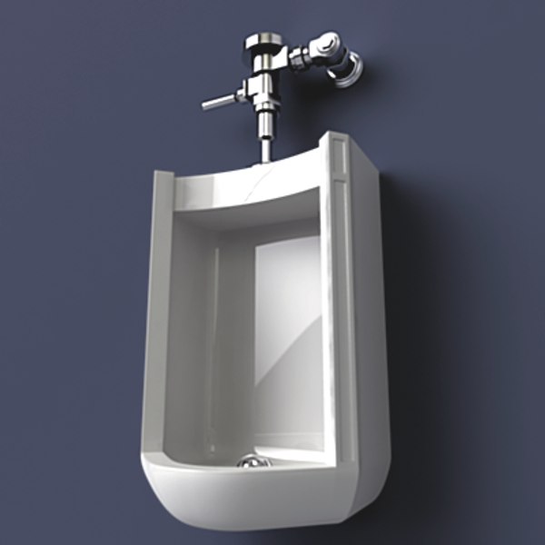 urinal 3d max