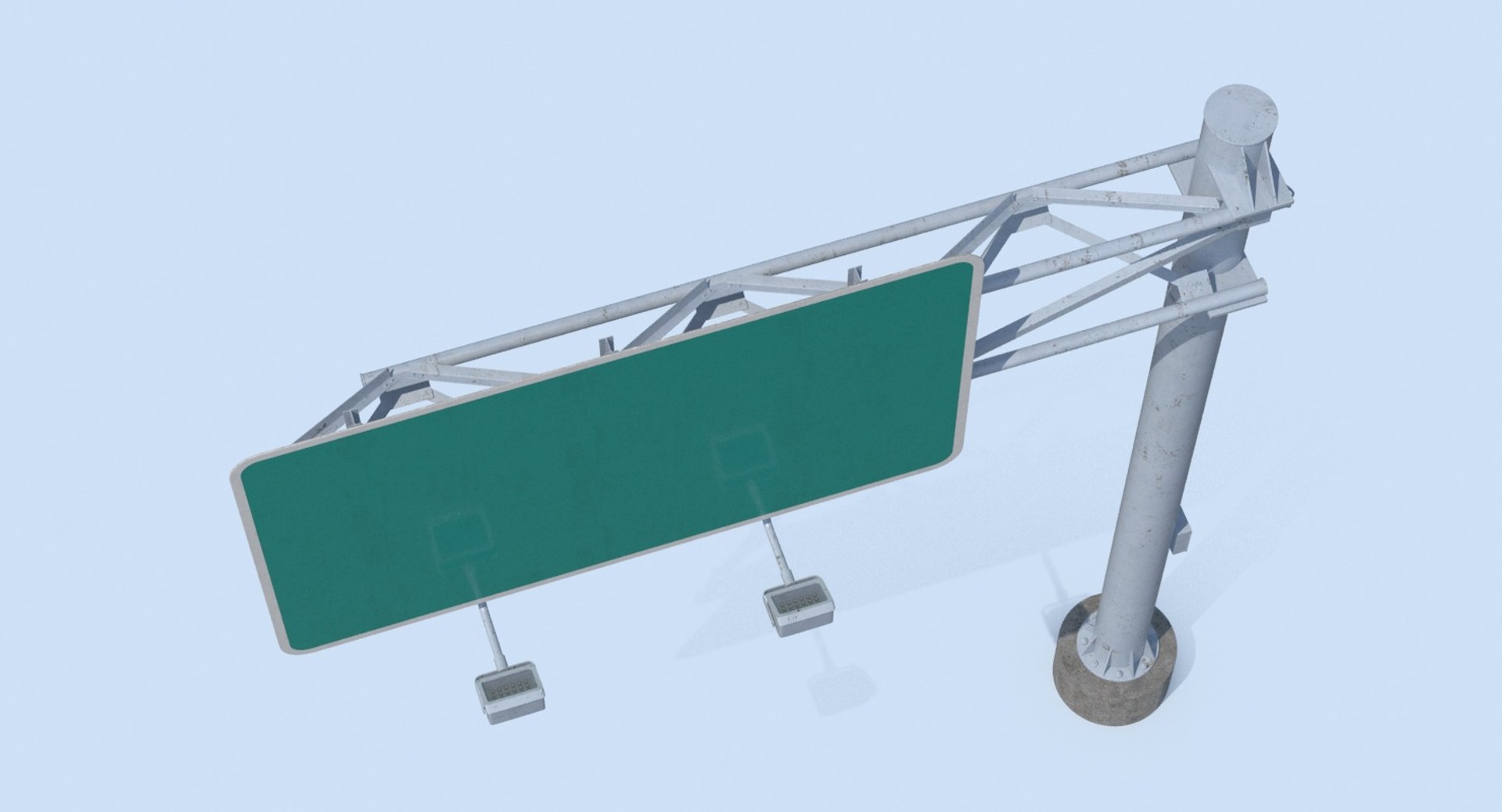 3d Highway Sign Trellis 01