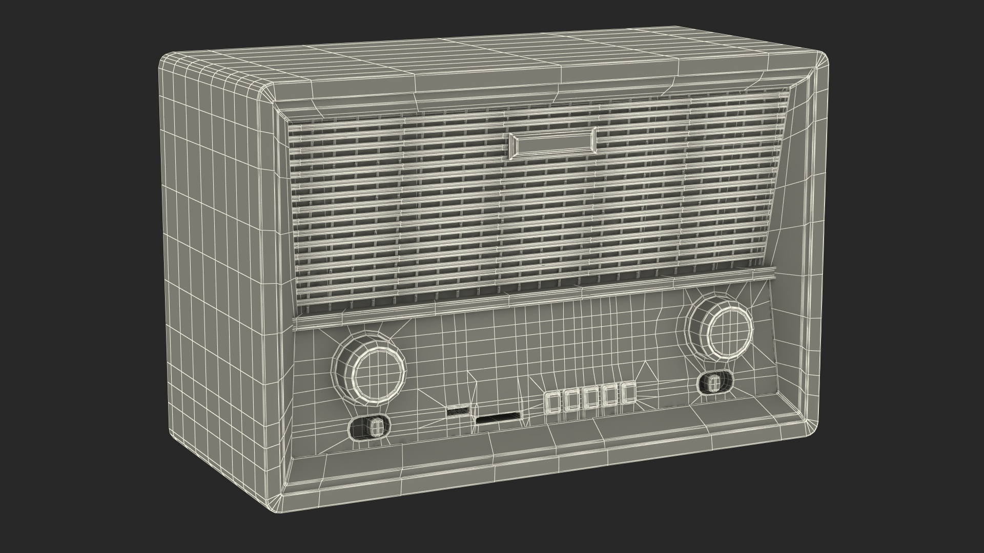 Ritmix Vintage Radio Model - TurboSquid 2025454