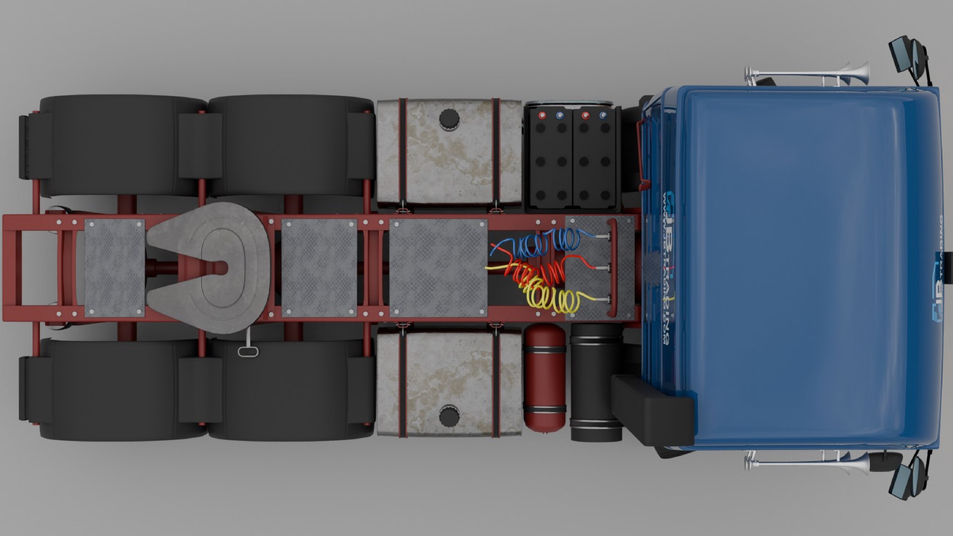 3D RENAULT R420 6X4 V8 Turbo Intercooler 3D Model - TurboSquid 2395769