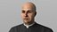 3D Catholic Priest Rigged model