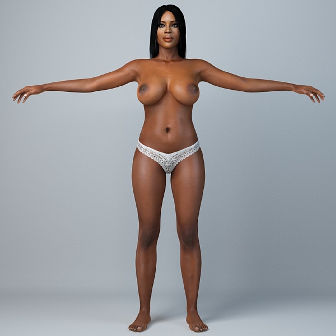 Female Character Girl 3d Max