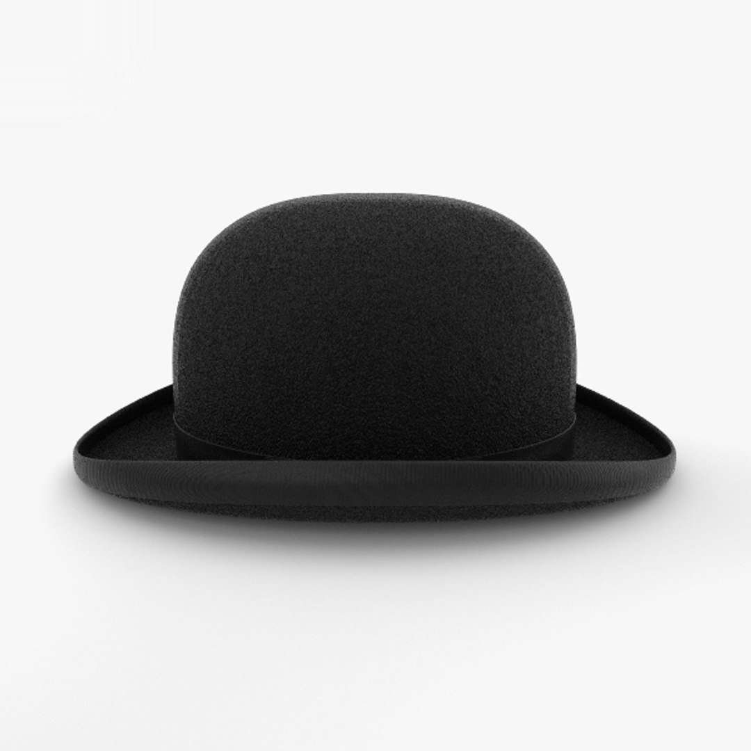 3D Bowler Hat Model - TurboSquid 1433499