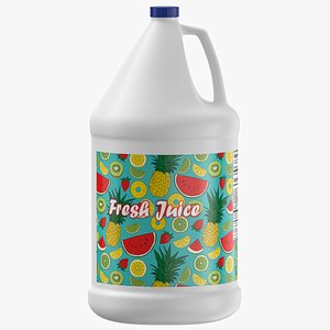 Fresh Juice Gallon Jug
