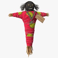 Traditional Voodoo Doll Colorful