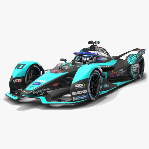 Jaguar TCS Racing I-Type 5 Formula E Season 2021 2022 3D model