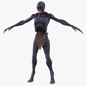 Scary Creature Rigged