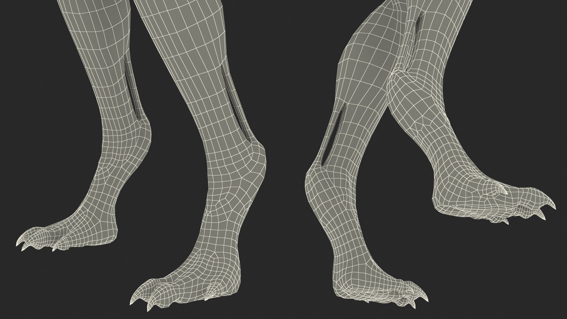 Scary Creature Rigged Monster Beast 3D Model - TurboSquid 1699100