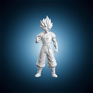 Goku Ultra Instinct Figure 3D Printable