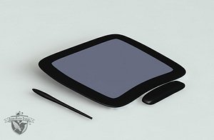 drawing tablet 3d model