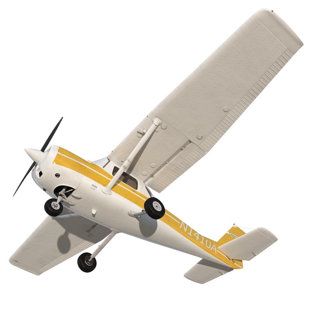 Cessna 150 3 3D Model 3D model preview