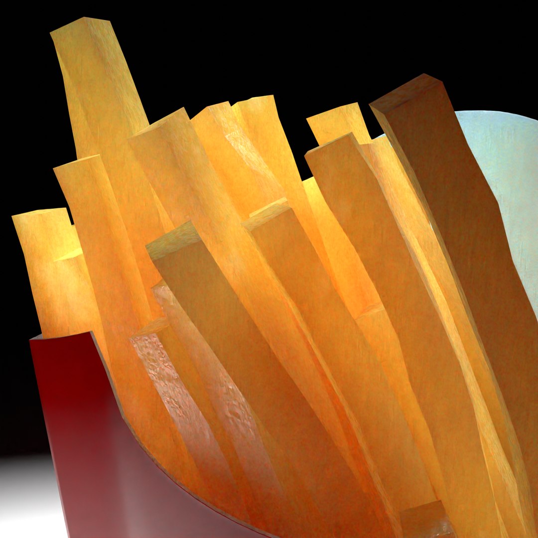 3D Fry Food Model - TurboSquid 1508946