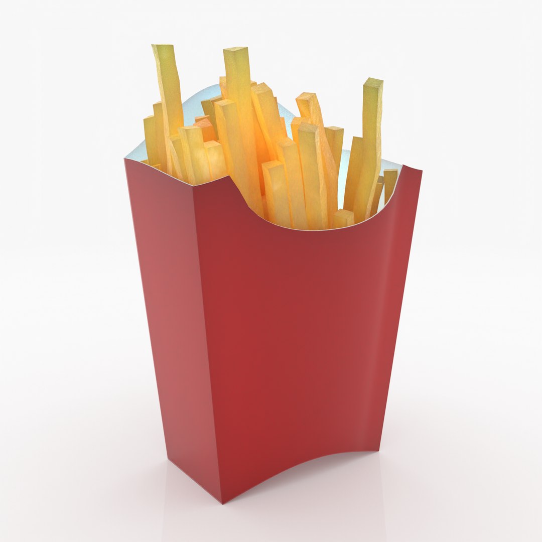 3D Fry Food Model - TurboSquid 1508946