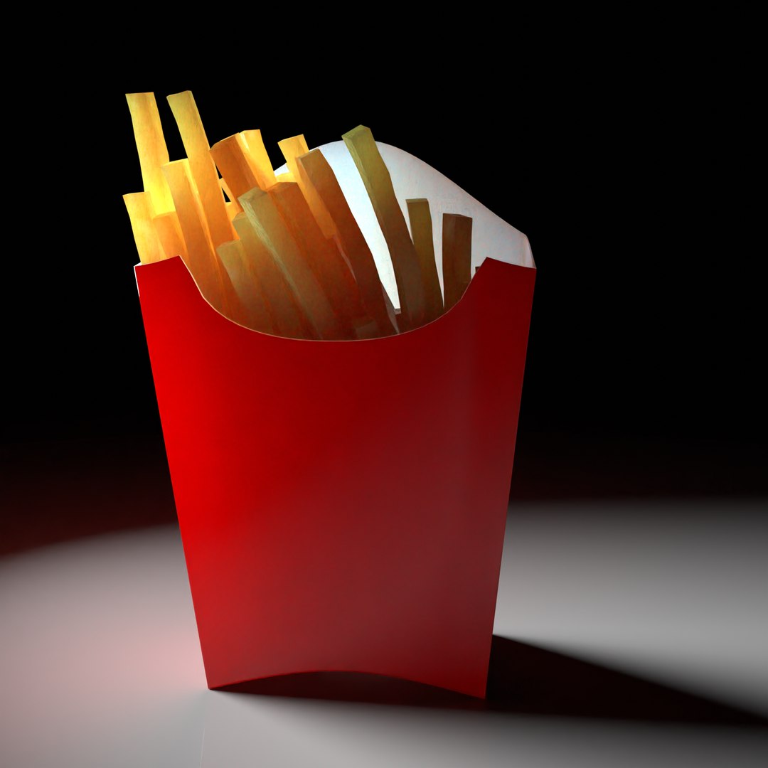 3D Fry Food Model - TurboSquid 1508946