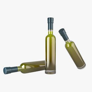 3D Olive Oil Bottle model