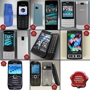 3d model nokia phones v7