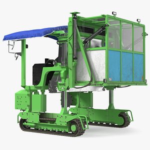 Self Propelled Tea Leaf Harvester Rigged
