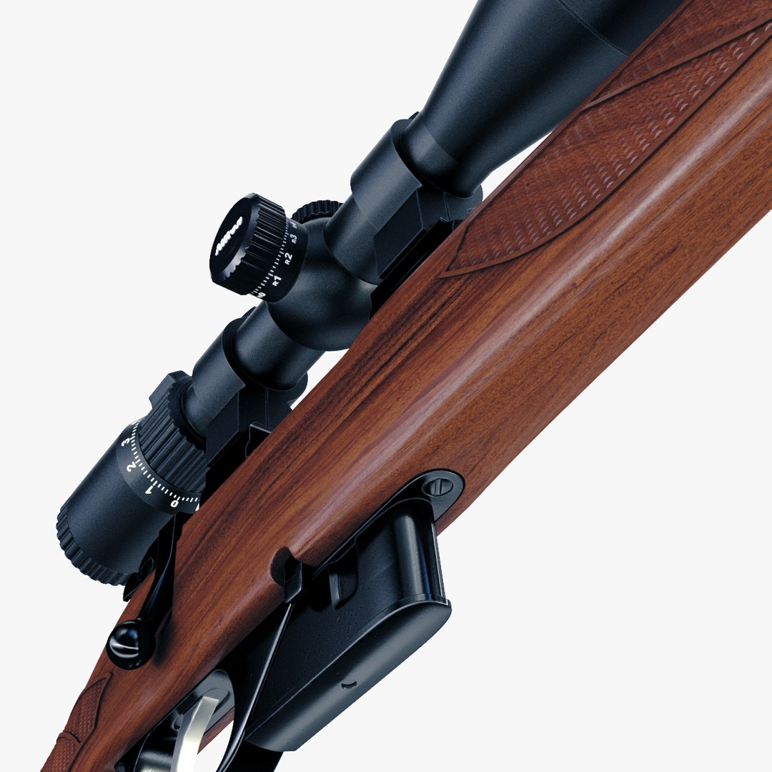 3d Max Rifle Carabine Cz 527