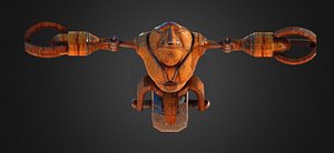 3d max cyborg robot