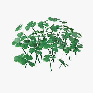 3D Cartoon Clover 02 model
