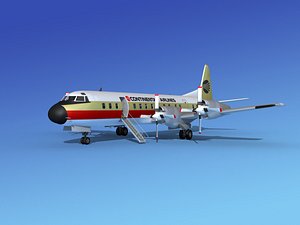 3d propellers l188 electra lockheed model