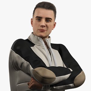 3D Handsome Modern Realistic Young Man 3D Rigged
