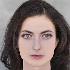Lara Pulver Head - No Hair - Low poly head for game