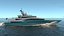 Turquoise Go luxury Yacht Dynamic Simulation 3D model