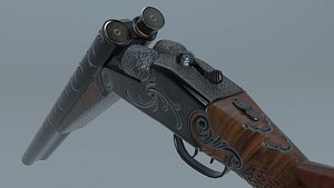3D shotgun unity model
