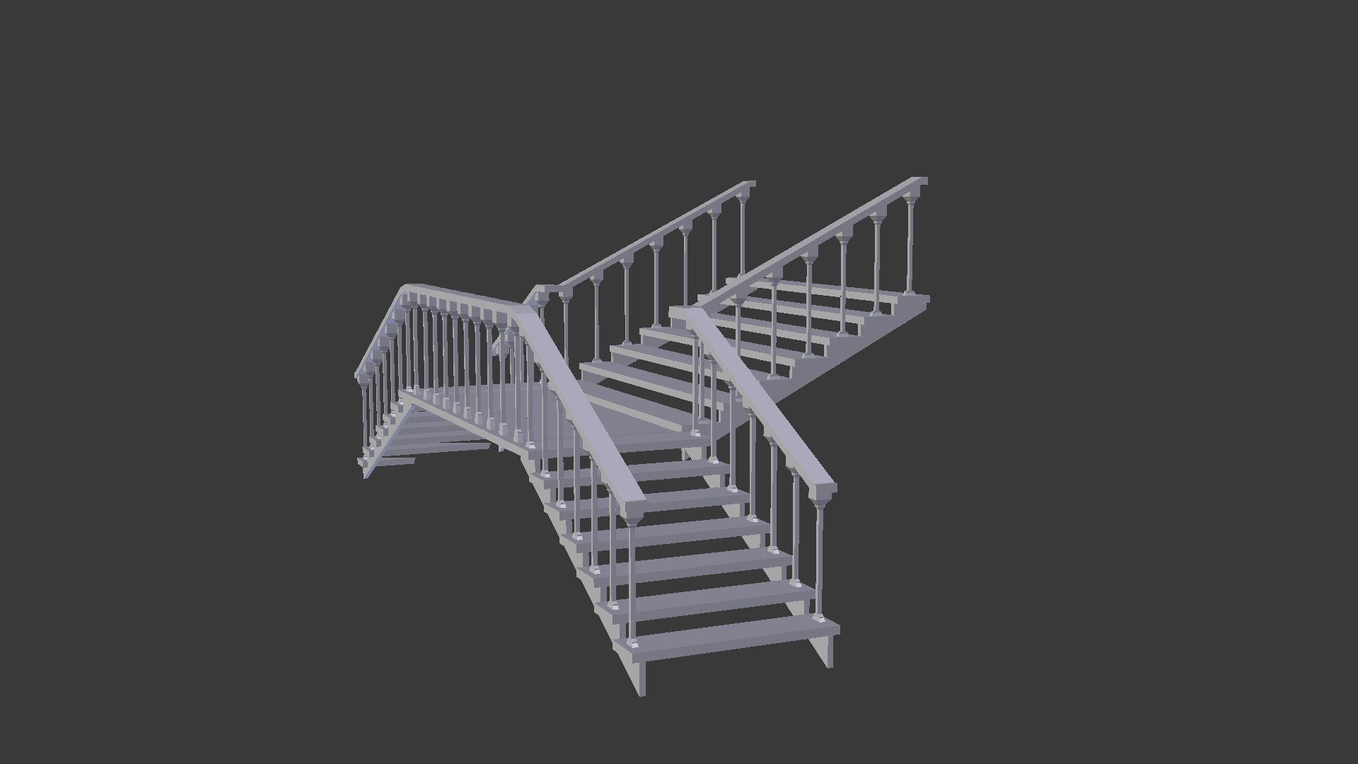 3D model wooden stairs package - TurboSquid 1279625