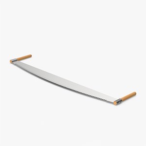 3D Two Man Saw model
