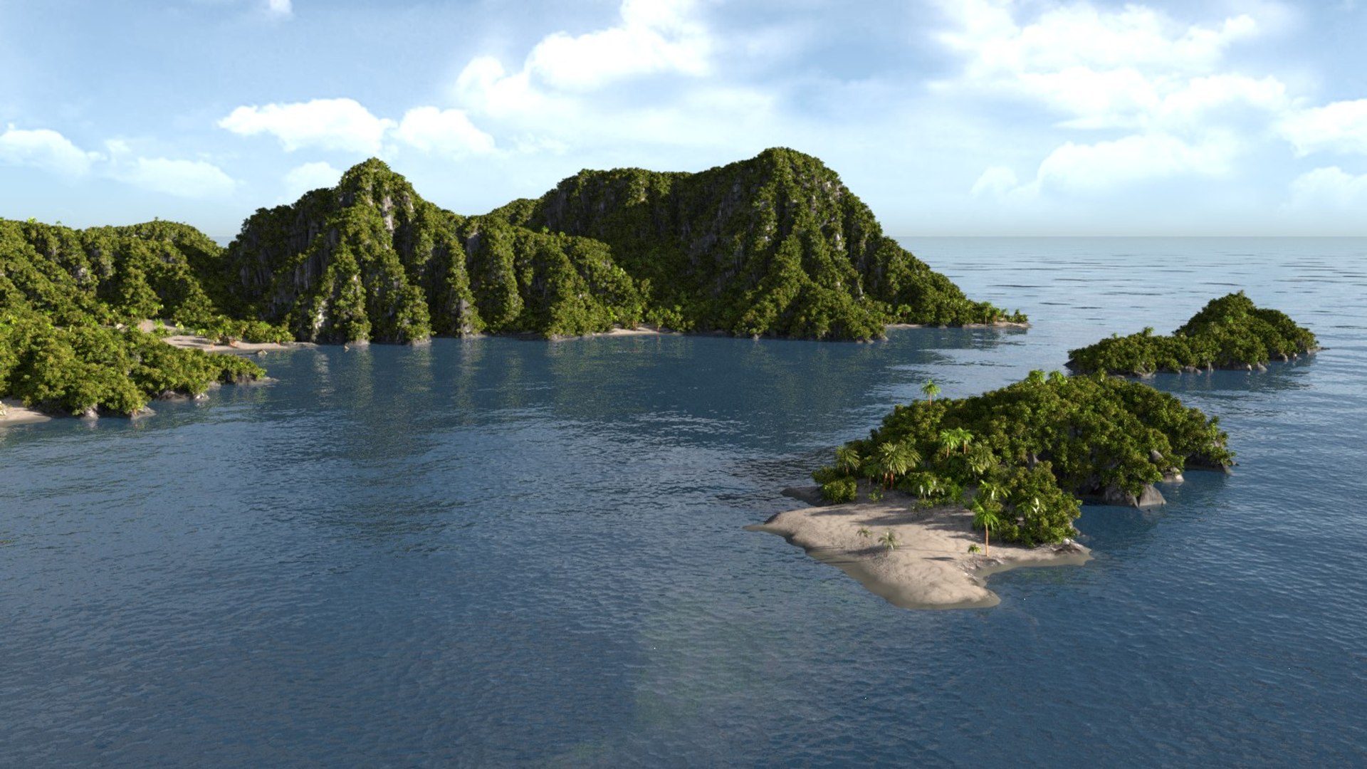 Island Blender 3D Model - TurboSquid 1412303