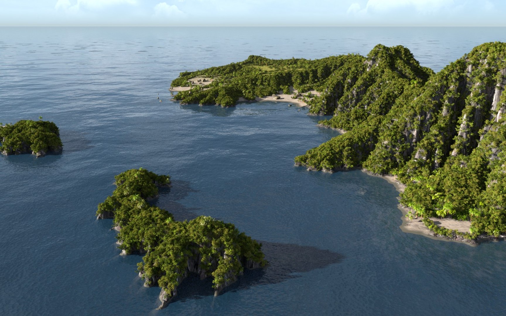 Island Blender 3D Model - TurboSquid 1412303