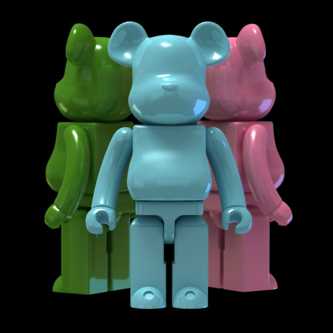 bear brick 3d max