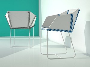 textile chair 3D model