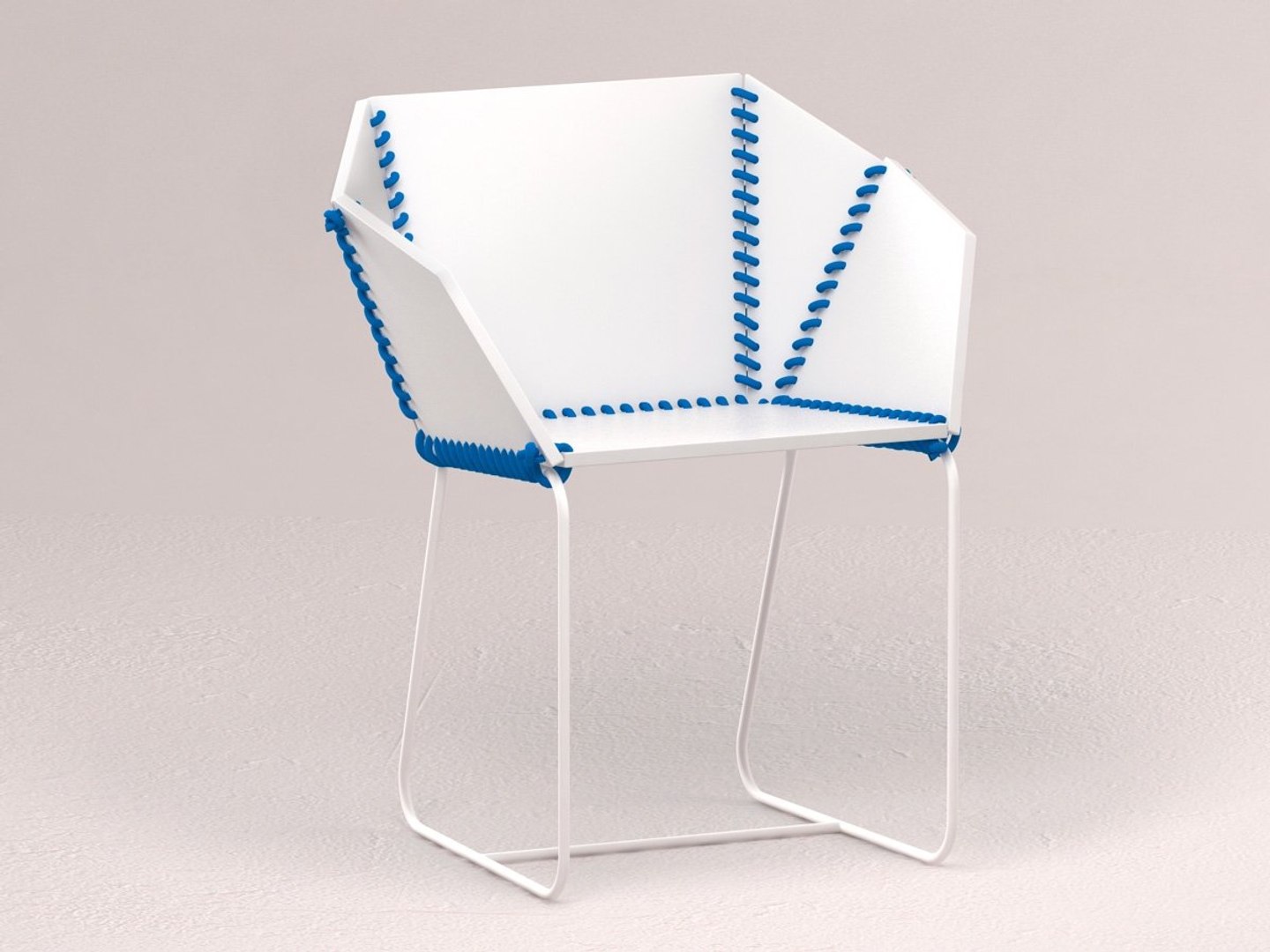 Textile chair 3D model - TurboSquid 1175309