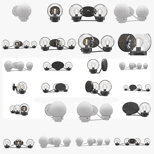 3D Spatial Bath Vanity Wall Light Collection