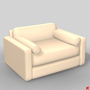 3d model armchair chair
